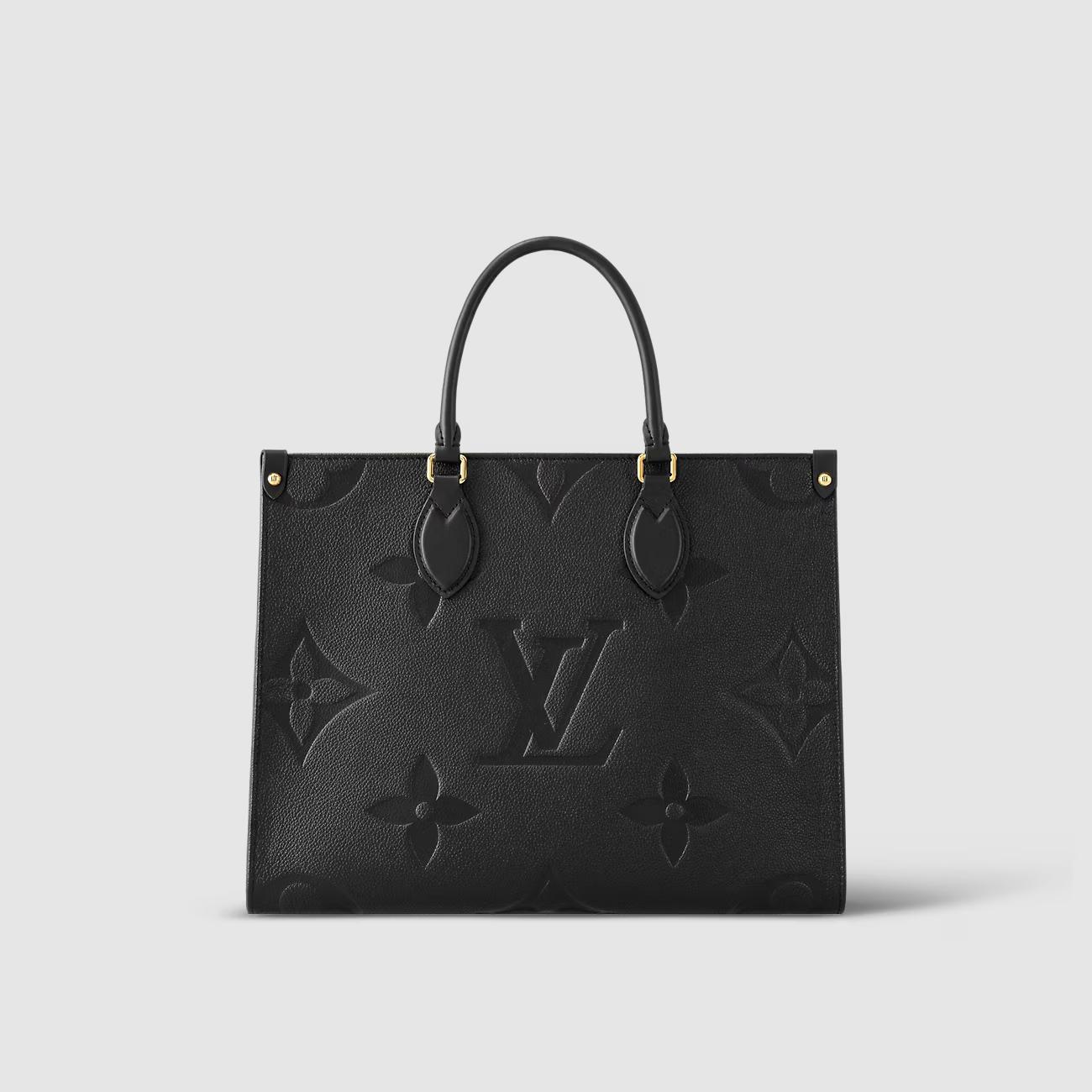 Túi Louis Vuitton OnTheGo MM Monogram Empreinte Đen